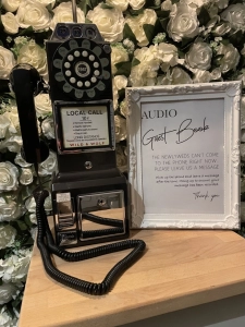 Iconic American Diner Payphone Audio Guest Book